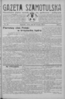 Gazeta Szamotulska: niezależne pismo narodowe, społeczne i polityczne 1931.09.26 R.10 Nr112