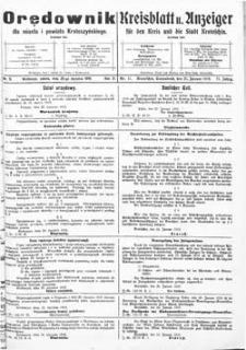 Orędownik dla Miasta i Powiatu Krotoszyńskiego 1919.01.25 R.71 Nr11