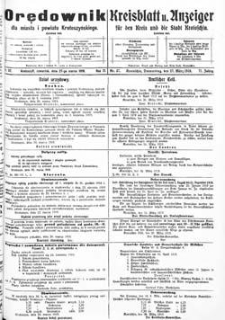 Orędownik dla Miasta i Powiatu Krotoszyńskiego 1919.03.27 R.71 Nr37