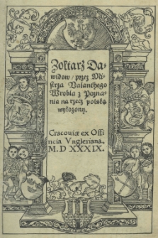 Zołtarz Dawidow przez mistrza Valanthego Wrobla z Poznania na rzecz polską wylozony