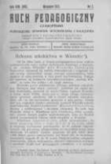 Ruch Pedagogiczny. 1926 R.13(15) nr7