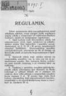 Regulamin Związku Sp&oacute;łdzielni Zarobkowych i Gospodarczych Cz.2