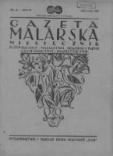 Gazeta Malarska: miesięcznik poświęcony malarstwu dekoracyjnemu, lakiernictwu i pozłotnictwu: organ Związku Cech&oacute;w Malarskich i Lakierniczych 1930 grudzień R.3 Nr12