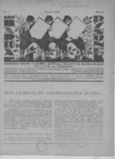 Barwa i Rysunek: bezpłatny dodatek do "Gazety Malarskiej" dla młodzieży 1930 styczeń R.3 Nr1