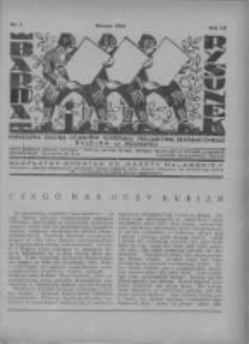 Barwa i Rysunek: bezpłatny dodatek do "Gazety Malarskiej" dla młodzieży 1930 marzec R.3 Nr3