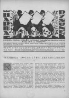 Barwa i Rysunek: bezpłatny dodatek do "Gazety Malarskiej" dla młodzieży 1931 luty R.4 Nr2