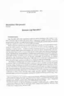 Geneza Ligi Narod&oacute;w