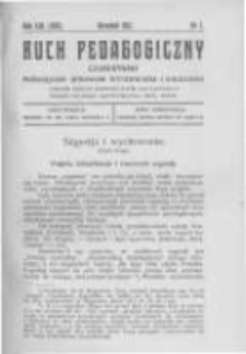 Ruch Pedagogiczny. 1927 R.14(16) nr7