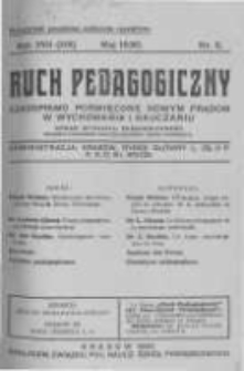 Ruch Pedagogiczny. 1930 R.17(19) nr5