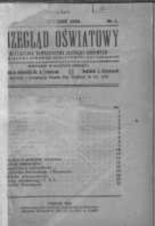 Przegląd Oświatowy: miesięcznik Towarzystwa Czytelni Ludowych w Poznaniu poświęcony sprawom oświatowym i kulturalnym 1926 styczeń R.21 Nr1