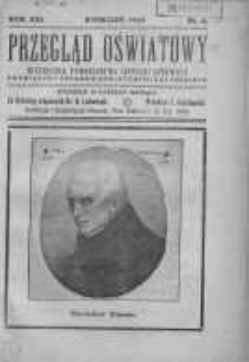 Przegląd Oświatowy: miesięcznik Towarzystwa Czytelni Ludowych poświęcony sprawom oświatowym i kulturalnym 1926 kwiecień R.21 Nr4