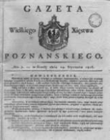 Gazeta Wielkiego Xięstwa Poznańskiego 1816.01.24 Nr7