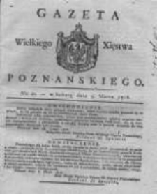 Gazeta Wielkiego Xięstwa Poznańskiego 1816.03.09 Nr20