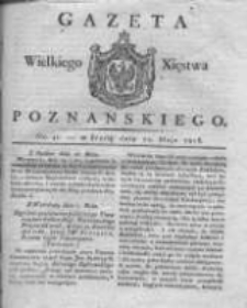 Gazeta Wielkiego Xięstwa Poznańskiego 1816.05.22 Nr41