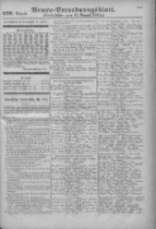 Armee-Verordnungsblatt. Verlustlisten 1915.08.11 Ausgabe 629
