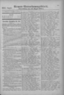 Armee-Verordnungsblatt. Verlustlisten 1915.08.12 Ausgabe 631