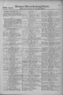 Armee-Verordnungsblatt. Verlustlisten 1915.08.14 Ausgabe 636