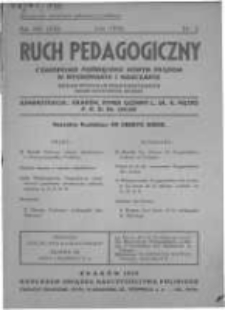 Ruch Pedagogiczny. 1932 R.19(21) nr2