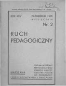 Ruch Pedagogiczny. 1935-1936 R.25 nr2