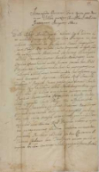 Transfusio Iuris patronatus in personam R[evere]ndi Grudowicz per G[enerosum] Gostynski [tyt. z noty dors.]