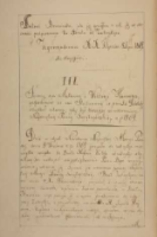 Ignacy, syn Mateusza i Wiktoryi Haremza, gospodarz&oacute;w ze wsi Studziennej w parafii Dolskiej, odzyskał zdrowie, gdy był konający za wezwaniem Najświętszej Panny Świętog&oacute;rskiej r. p. 1869