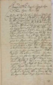 Approba[ti]o Commutationis Agrorum Oratorij Congregationis et Hosp[ita]lis in Gostin 1675 [tyt. z noty dors.]