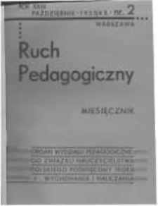 Ruch Pedagogiczny. 1933-1934 R.23(21) nr2