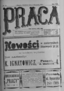 Praca: tygodnik polityczny i literacki, illustrowany. 1904.09.04 R.8 nr36