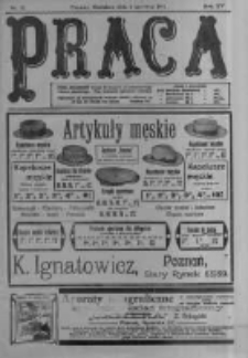 Praca: tygodnik polityczny i literacki, illustrowany. 1911.06.04 R.15 nr23