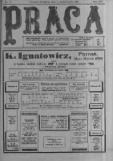 Praca: tygodnik polityczny i literacki, illustrowany. 1911.10.15 R.15 nr42