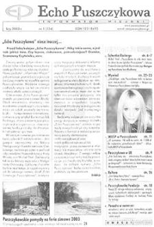 Echo Puszczykowa 2003 Nr1(134)