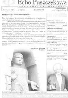 Echo Puszczykowa 2003 Nr10(143)