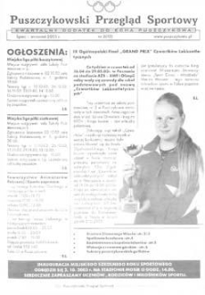 Puszczykowski Przegląd Sportowy 2003 Nr3(12)