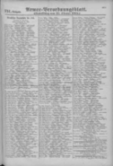 Armee-Verordnungsblatt. Verlustlisten 1915.10.25 Ausgabe 751