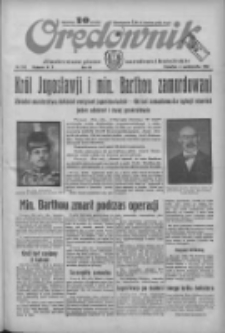 Orędownik: ilustrowane pismo narodowe i katolickie 1934.10.11 R.64 Nr232