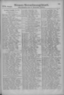 Armee-Verordnungsblatt. Verlustlisten 1915.11.09 Ausgabe 778