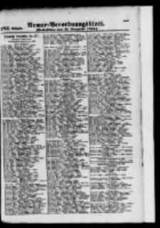 Armee-Verordnungsblatt. Verlustlisten 1915.11.11 Ausgabe 782