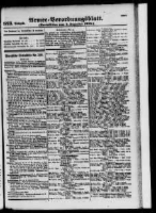 Armee-Verordnungsblatt. Verlustlisten 1915.12.07 Ausgabe 823