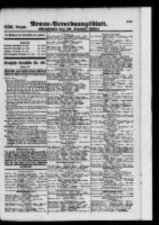 Armee-Verordnungsblatt. Verlustlisten 1915.12.20 Ausgabe 836