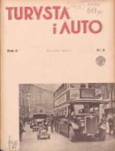 Turysta i Auto: pismo miesięczne ilustrowane: oficjalny organ Polskiego Touring Klubu 1934 sierpień R.2 Nr8