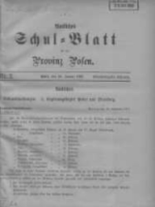 Amtliches Schul-Blatt f&uuml;r die Provinz Posen 1908.01.20 Jg.41 Nr2