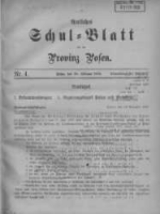 Amtliches Schul-Blatt für die Provinz Posen 1908.02.20 Jg.41 Nr4