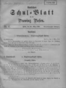 Amtliches Schul-Blatt für die Provinz Posen 1908.03.20 Jg.41 Nr6