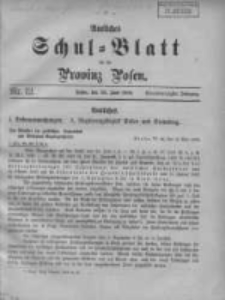 Amtliches Schul-Blatt f&uuml;r die Provinz Posen 1908.06.20 Jg.41 Nr12