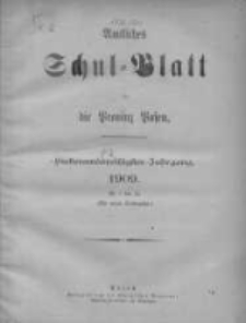 Amtliches Schul-Blatt f&uuml;r die Provinz Posen 1909.01.05 Jg.42 Nr1