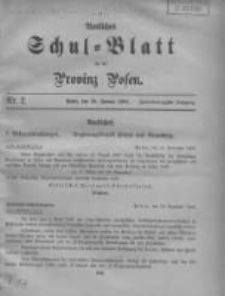 Amtliches Schul-Blatt für die Provinz Posen 1909.01.20 Jg.42 Nr2