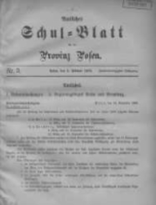 Amtliches Schul-Blatt für die Provinz Posen 1909.02.05 Jg.42 Nr3