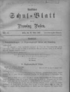 Amtliches Schul-Blatt f&uuml;r die Provinz Posen 1909.03.20 Jg.42 Nr6