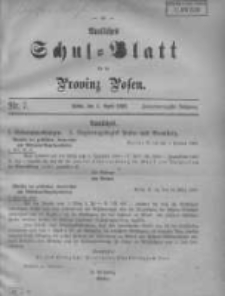 Amtliches Schul-Blatt für die Provinz Posen 1909.04.05 Jg.42 Nr7
