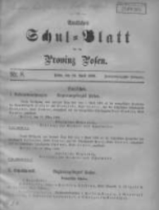 Amtliches Schul-Blatt für die Provinz Posen 1909.04.20 Jg.42 Nr8